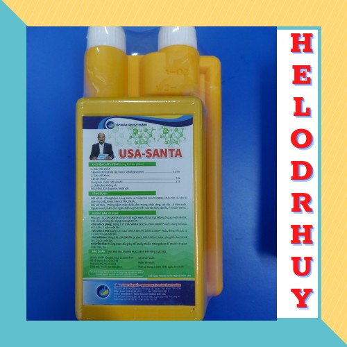 Chế Phẩm Sinh Học - Thuốc Thuỷ Sản - Thảo Dược USA Santa - Diệt Sán Lá Đơn Chủ 16&18 Móc, Trùng Bánh Xe, Mor Neo...1Lít