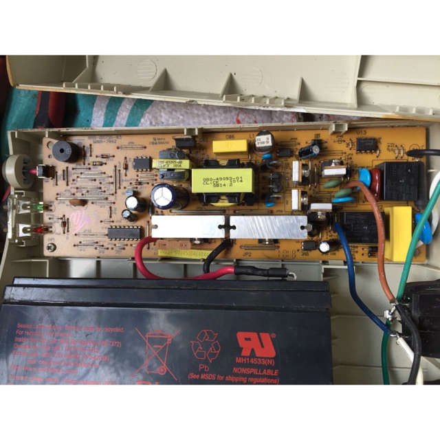 Bo Mạch chuyển 12V hoặc 24V thành 220V UPS Santak 500 và 1000