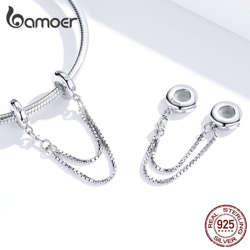 Hạt Trang Sức Bamoer SCC1419 Bạc 925 Làm Vòng Đeo Tay Xinh Xắn
