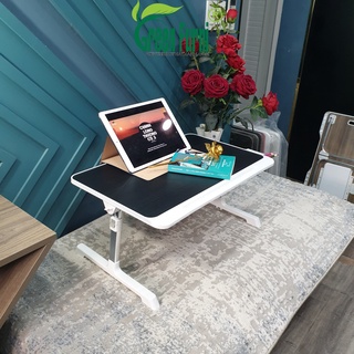 Bàn học sinh gấp gọn thông minh Green Interior chân xếp gọn, bàn làm việc tại nhà Màu Đen Mã Y