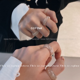 Nhẫn Băng Ngọc VIP - Phong Thủy Cầu Tình Duyên, Tài Lộc, Công Việc Hanh Thông Thuận Lợi - Phong Thủy Thành Đô