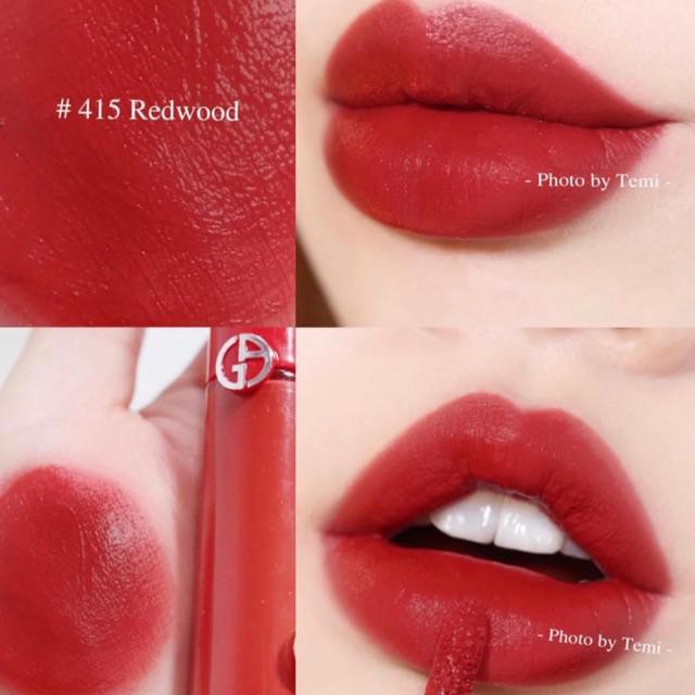 Auth Son kem Giorgio Armani Lip Maestro 415 thu n Redwood HANG NH P NGUYEN ANH Shopee Vi t Nam