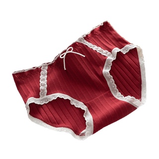 Quần Lót cotton Màu Trơn Lưng Vừa Dễ Thương Cho Bạn Gái