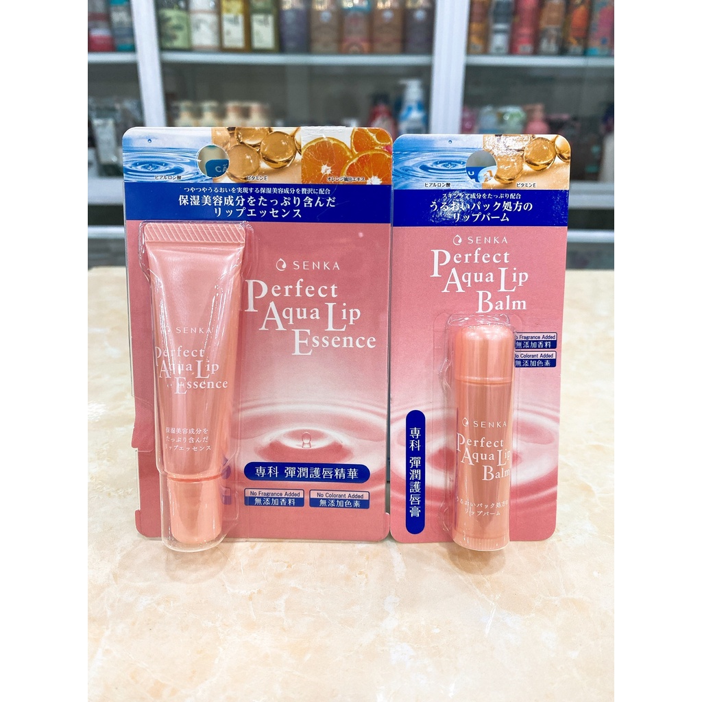 Tinh Chất - Son Dưỡng Môi Senka Cấp Ẩm & Ngừa Khô, Nẻ Môi Perfect Aqua ...