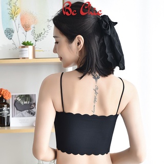Áo Bra Nữ su gân viền sóng Không Gọng Nâng Ngực tôn vòng một gợi cảm mẫu B 235 / B 8881 BC_CHIC LINGERIE