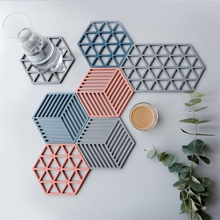 Set 2 Lót nồi silicon chống nóng chịu nhiệt chống trượt chất liệu silicon cao cấp 88294