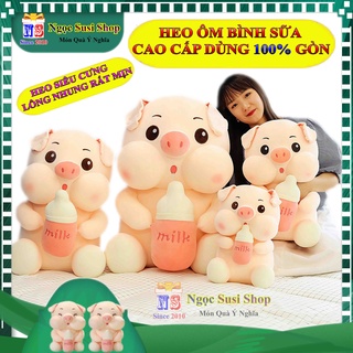 [GIÁ SẬP SÀN] THÚ BÔNG HEO BÔNG ÔM BÌNH SỮA RẤT DỄ THƯƠNG [MUA CHỌN SIZE]