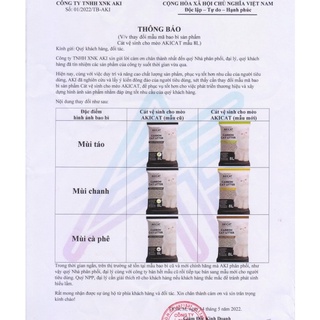 [Hỏa Tốc] Cát vệ sinh đất sét mix than hoạt tính AKICAT 8L cho mèo - Túi 4kg