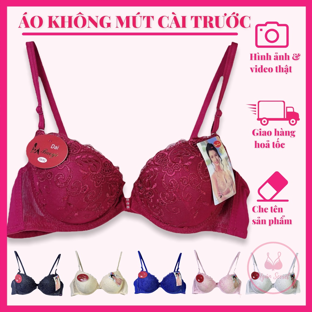 Áo Ngực, áo lót nữ cài trước mút mỏng thông hơi thoáng mát
