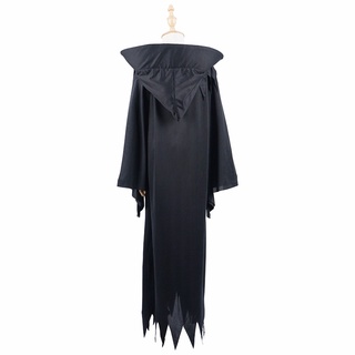 Halloween cậu bé trang phục Ghost cosplay áo choàng cha con kinh dị thần chết trang phục trẻ em bên người lớn lễ hội sân khấu Warlock Fancy Dress