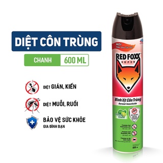 Bình xịt côn trùng RED FOXX - (Nhiều mùi hương) (600ml, 300ml)
