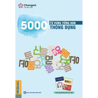 Sách - 5000 Từ Vựng Tiếng Hàn Thông Dụng - MCBooks