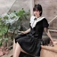 Siêu hot Váy Nhung phối bèo cổ