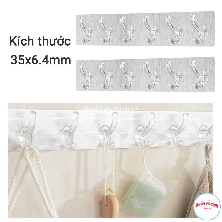 [ RẺ VÔ ĐỊCH ] Kệ Dán Tường Nhà Tắm Tong Suôt Thanh Gía Treo Đồ 6 Đa Năng Tiện Dụng