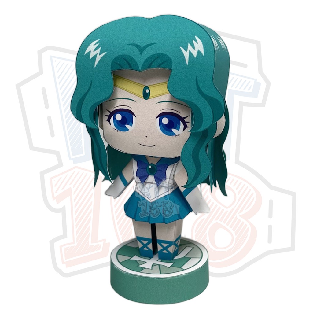 Mô hình giấy Anime Chibi Michiru Kaioh – Thủy Thủ Sao Hải Vương + kit ...