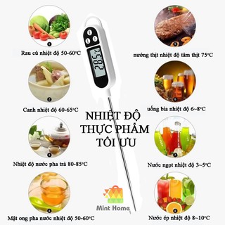 Nhiệt Kế Que Điện Tử TP300 Đo Nước Pha Sữa Cho Bé, Trẻ Em, Máy Đo Nhiệt Độ Thực Phẩm Nấu ăn,Làm Bánh,Nước Tắm