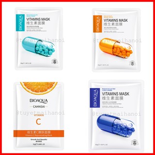 Mặt Nạ Vitamin Dưỡng Trắng Da BIOAQUA Cấp Ẩm - Ngừa Mụn - Chống nhăn - Ngăn Ngừa Lão Hóa Da | Oaa.vn
