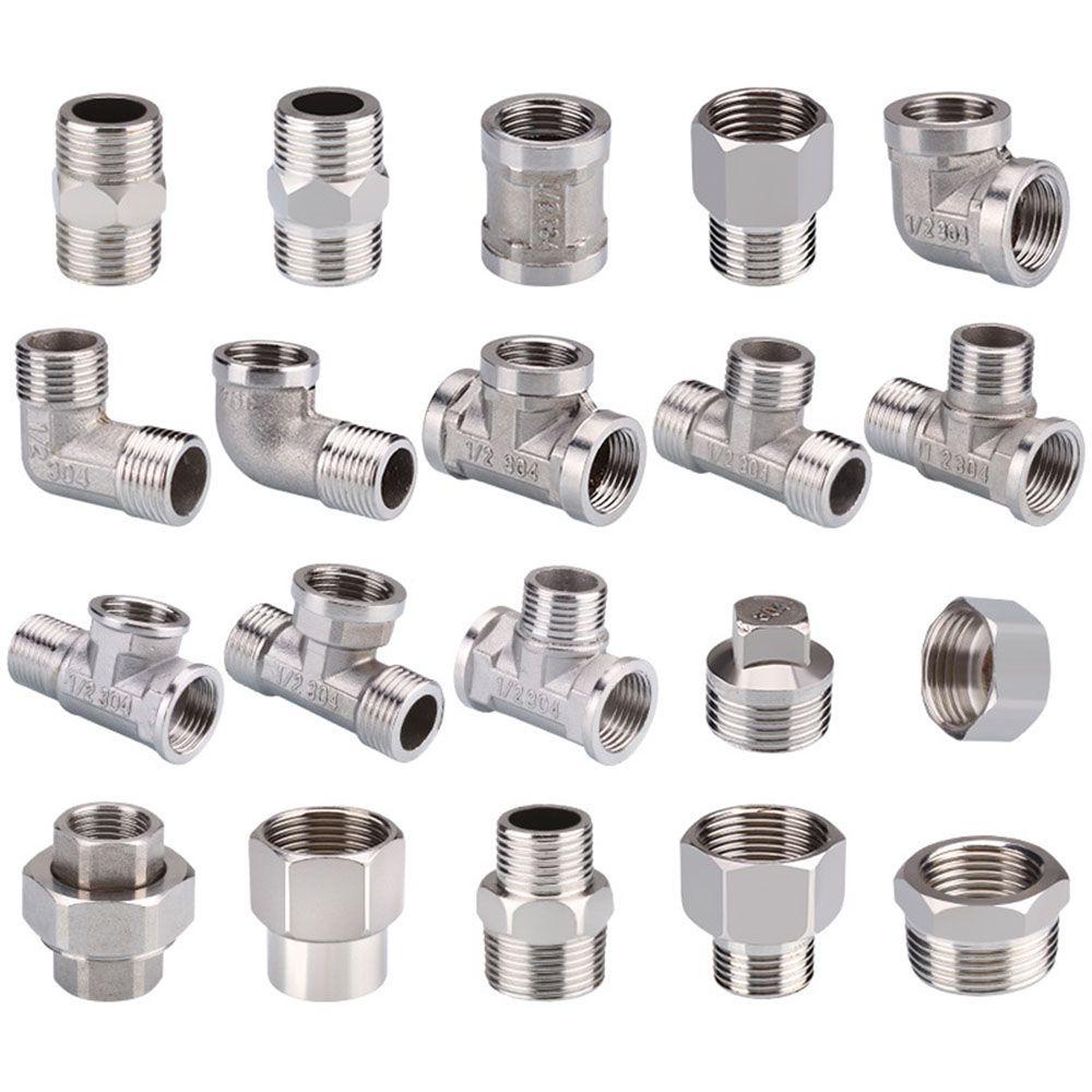Phụ kiện đường ống UMITY Đường kính thay đổi bên ngoài Cải tiến nhà Thép không gỉ Bộ chuyển đổi khuỷu tay nữ-Nam