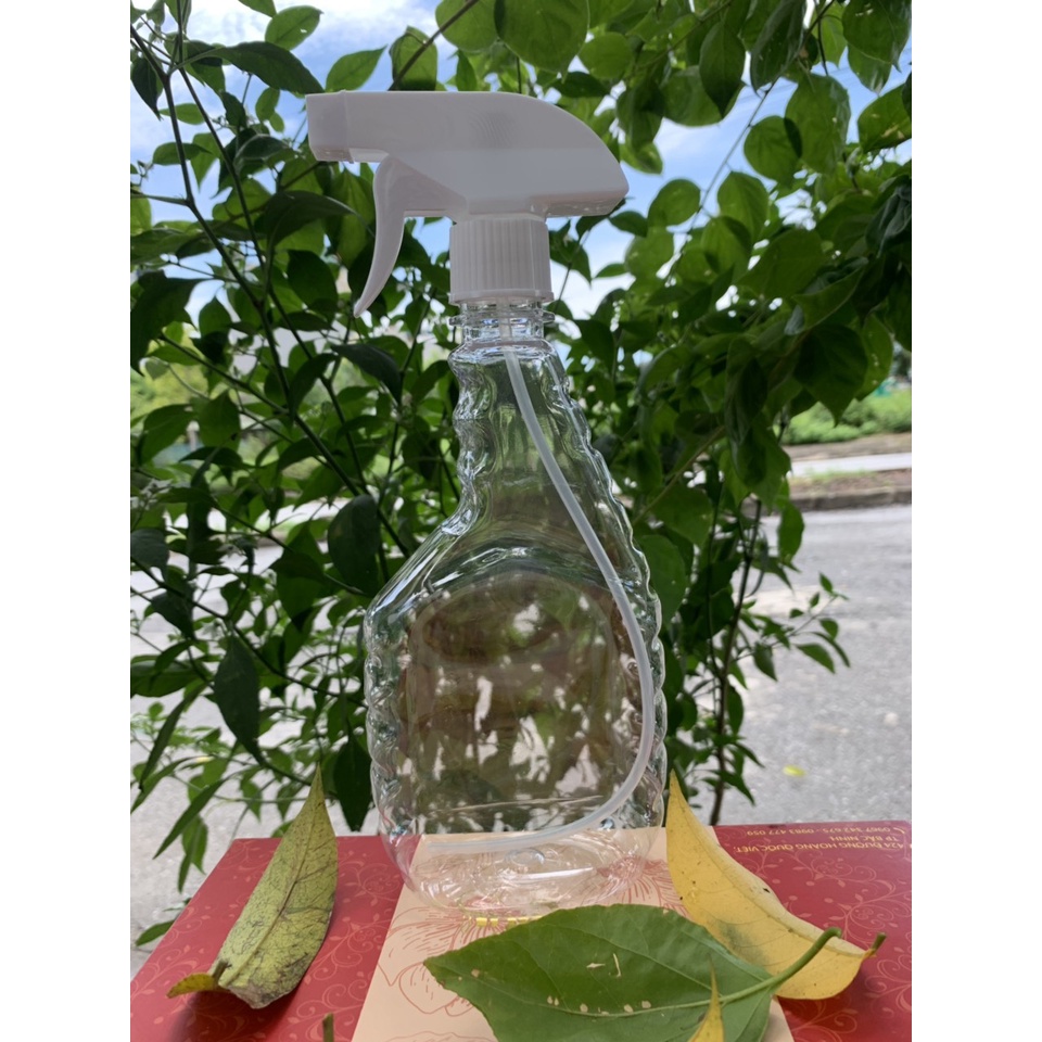 Chai xịt kính 500ml vòi xịt đựng nước xịt kính- Vỏ chai trong suốt ...
