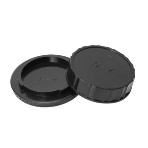 WU Phía Sau Ống Kính Thân Nắp Camera Bộ Bụi Vít Gắn Bảo Vệ Nhựa Đen Thay Thế Cho Yashica C Y Mou