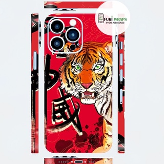 Tấm dán Skin Mặt Sau Hình Hổ FULL VIỀN Dành Cho 13prm , 12prm , 11prm , x, xsm , 7p , ip11 , ip12 ip 13 - FukiShop