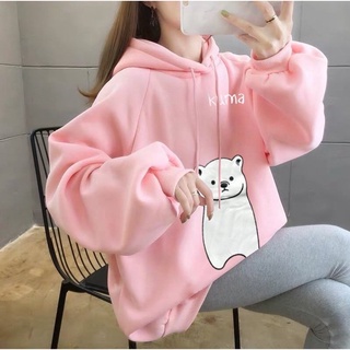 Áo hoodies form to y hình có mũ siêu xinh chất nỉ thời trang mới KB FASHION