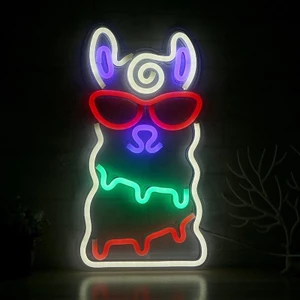 Đèn Trang Trí Led Neon Sign Lạc Đà Alpaca