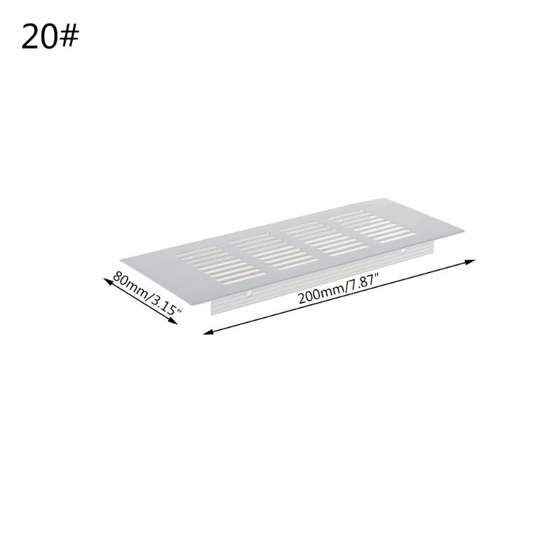 Hl Thông Gió Lưới Tản Nhiệt Tủ Quần Áo Máy Điều Hòa Không Khí 15 20 25 30 40 50cm