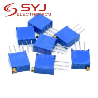 Set 10 Chiết Áp 3296W 3296 50 100 200 500 ohm 1K 2K 5K 10K 20K 50K 100K 200K 500K 1M ohm 103 100R 200R 500R Chuyên Dụng