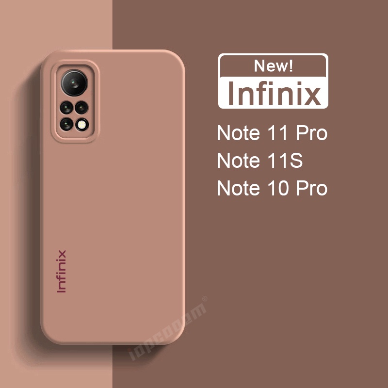 Ốp điện thoại silicon mềm thời trang mới Infinix Note 11S 10 12 VIP G88 12I Vỏ màu kẹo mờ