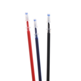 10Pcs 0.38mm 0.5mm Gel Ink Ballpoint Pen Refill Black Blue Red Stationery Supply