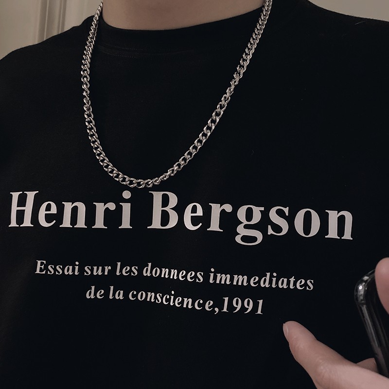 Áo thun Stee Cổ tròn HENRIBER Localbrand ICVCVNI Unisex Cotton