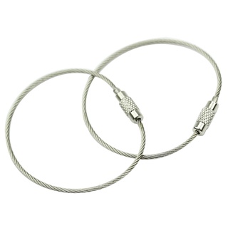 Nice 10 Cái Khóa Vít Dây Thép Không Gỉ Móc Khóa Cho Móc Khóa Cáp Ngoài Trời Hik