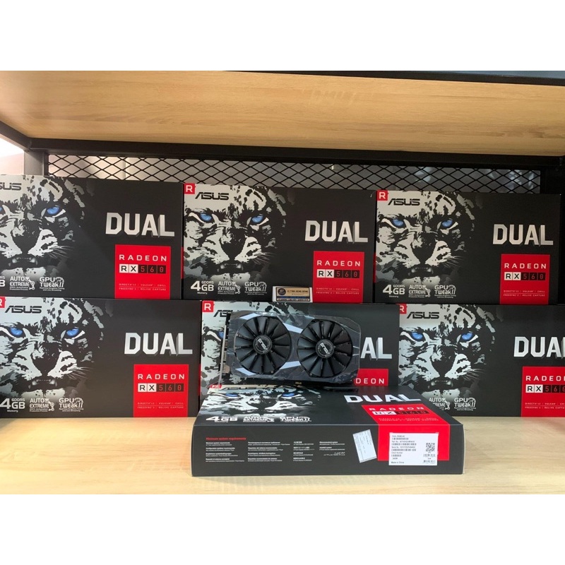 Vga Máy Tính Asus Dual Radeon RX 560 4GB DDR5 New Bảo Hành 36 Tháng ...