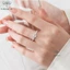 Nhẫn bạc nữ TLEE ổ đá bốn chấu viền đá bằng sang trọng TLEE JEWELRY A0202