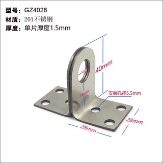 Clasp Làm dày móc thép không gỉ chống trượt ổ khóa ký túc xá khóa cửa gỗ mũi pxa4
