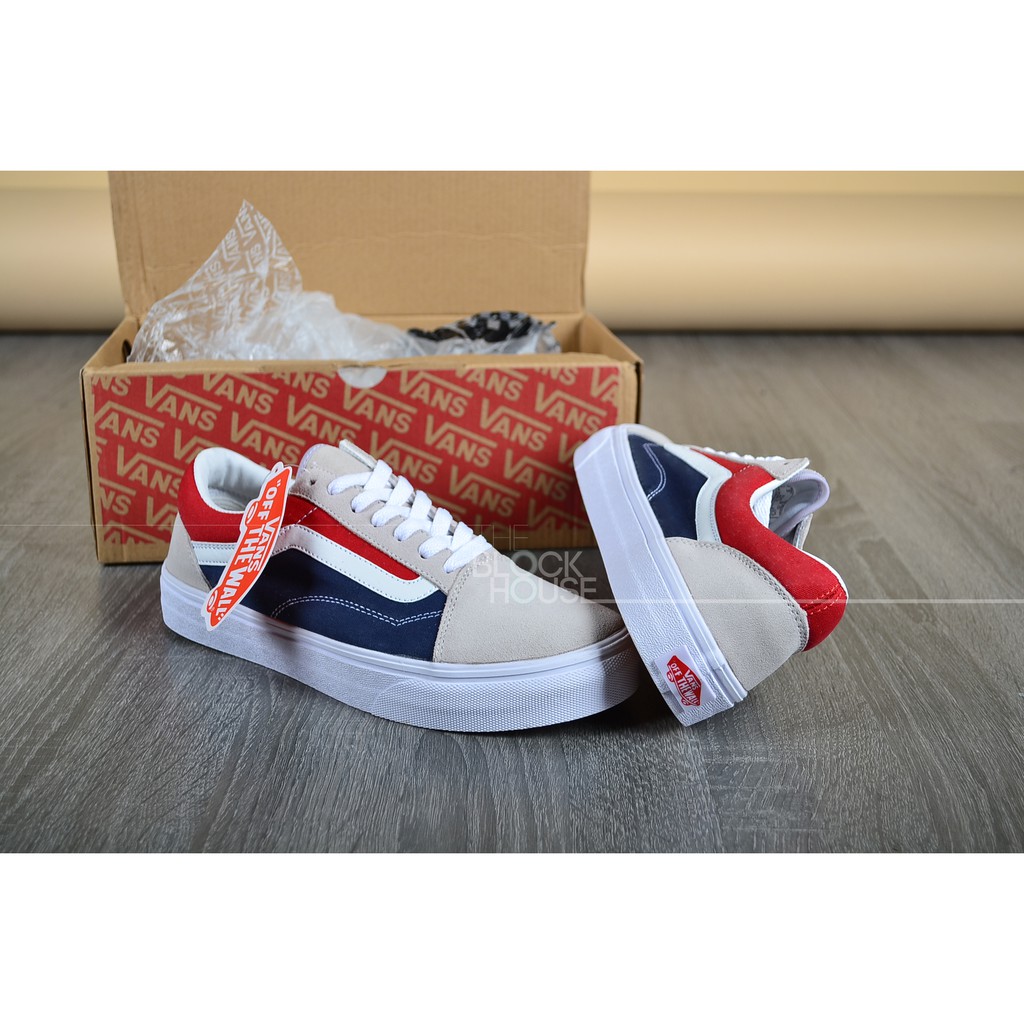 Old skool retro block vans sale