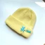 SQ11 Kẹo Pin Gấu Búp Bê Beanie Mũ Dệt Kim Cho Bé Gái Mũ Len Mềm Cho Nữ Phong Cách Thường Ngày Unisex Đơn Giản Chắc Chắn Co