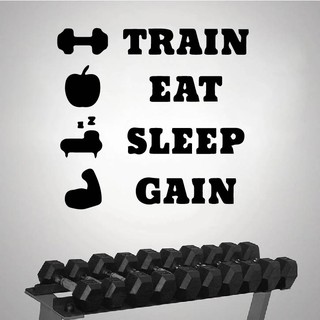 Decal Trang trí, tạo động lực trong Phòng GYM, thu hút khách hàng, tăng tính thẩm mỹ P1