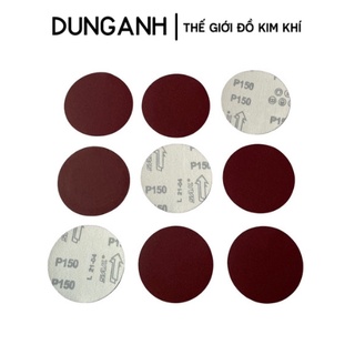 Combo 10  miếng giấy nhám tròn 100mm Kim Khí Dung Anh (Size từ 40 đến 320)