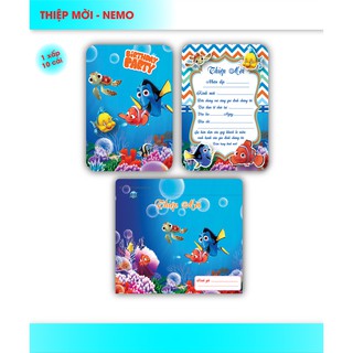 THIỆP MỜI SINH NHẬT MẪU BÉ TRAI + BÉ GÁI - SET 10 THIỆP / BỘ