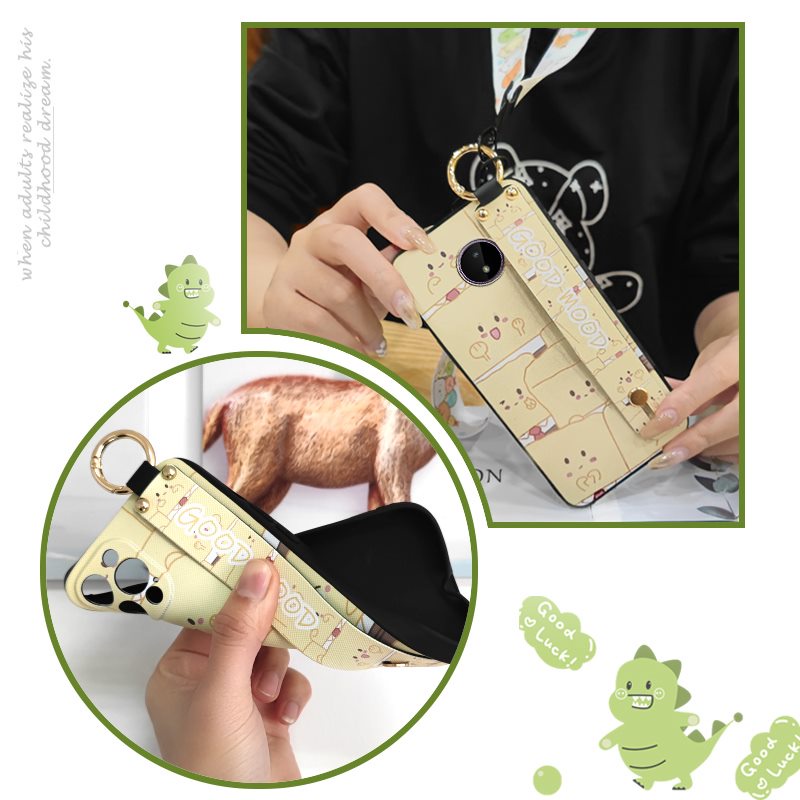 Dành Cho Người Phụ Nữ Giá Đỡ Điện Thoại Ốp Lưng Điện Thoại Nokia C10 / C20 Chống Va Đập Thiết Kế Thời Trang Vỏ Mềm Tranh Hoa