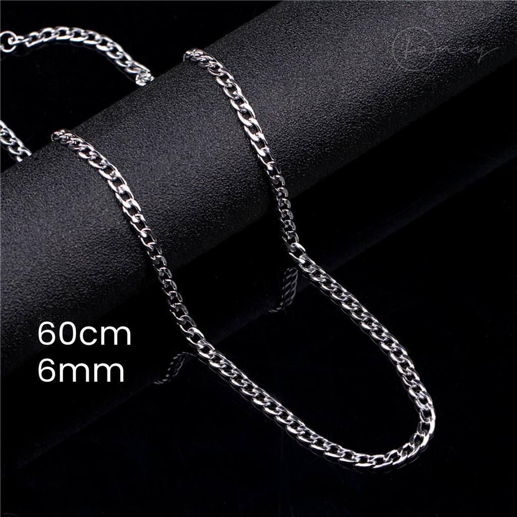 Dây Chuyền Nam Nữ, Phụ Kiện Vòng Cổ Mặt Dây Chuyền Màu Bạc Thép Không Gỉ. Vòng Cổ Unisex