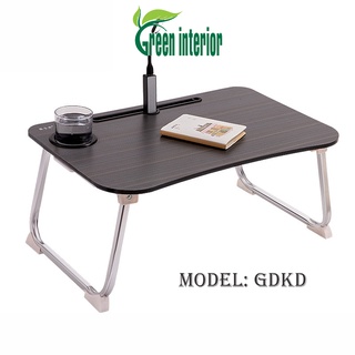 Bàn học làm việc gấp gọn Green interior có khe cắm ipad GDK