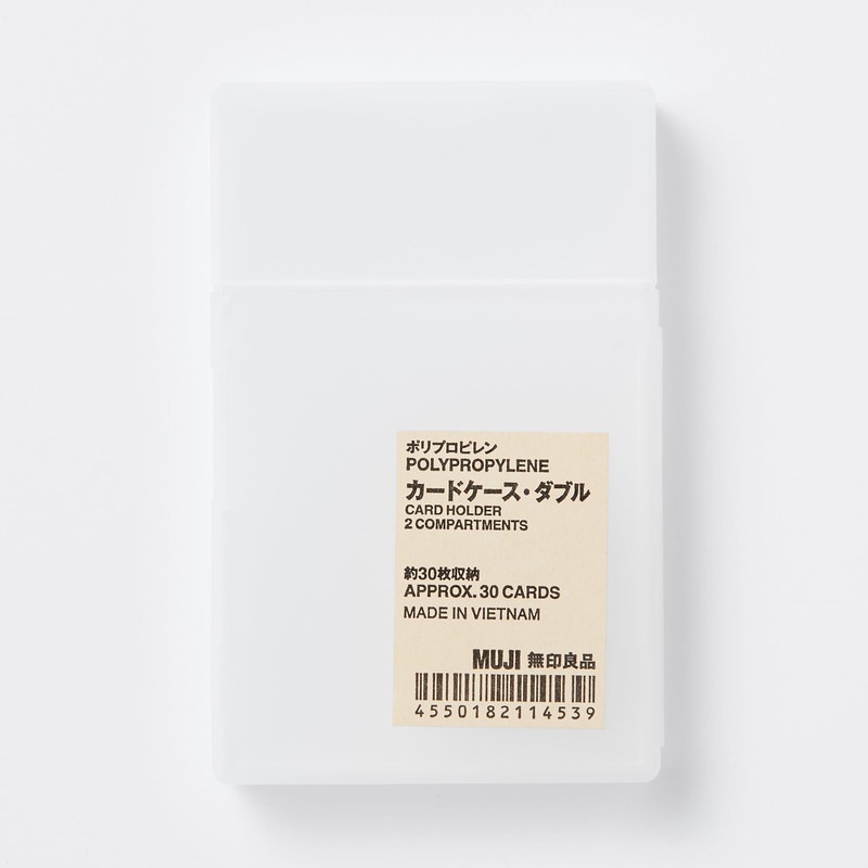 Ảnh Muji Hộp Nhựa Đựng Card Chia Ngăn 2