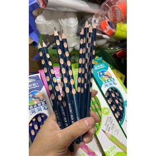 Bút chì định vị 2B kèm gọt học sinh (sỉ hộp 12cây x 24 hộp)