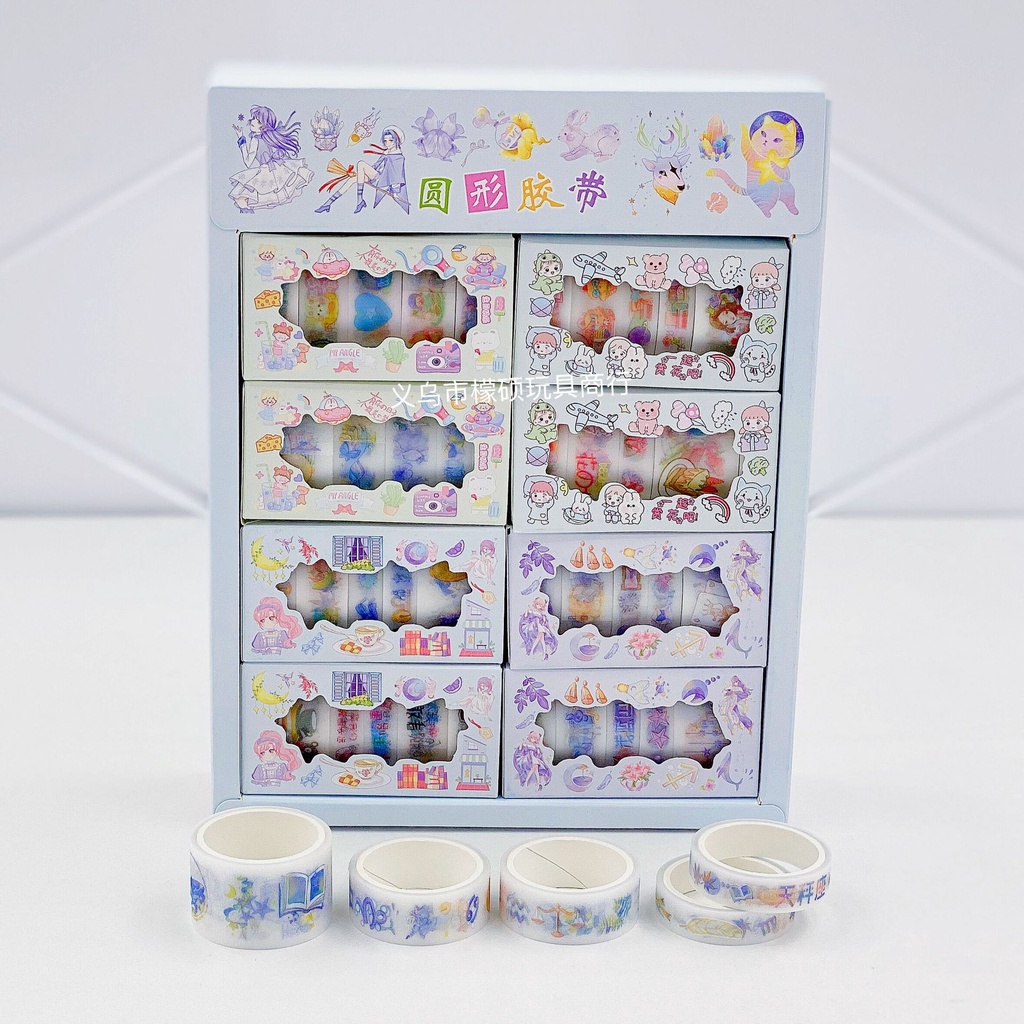 3 Set 4 Băng Dính Washi Dễ Thương