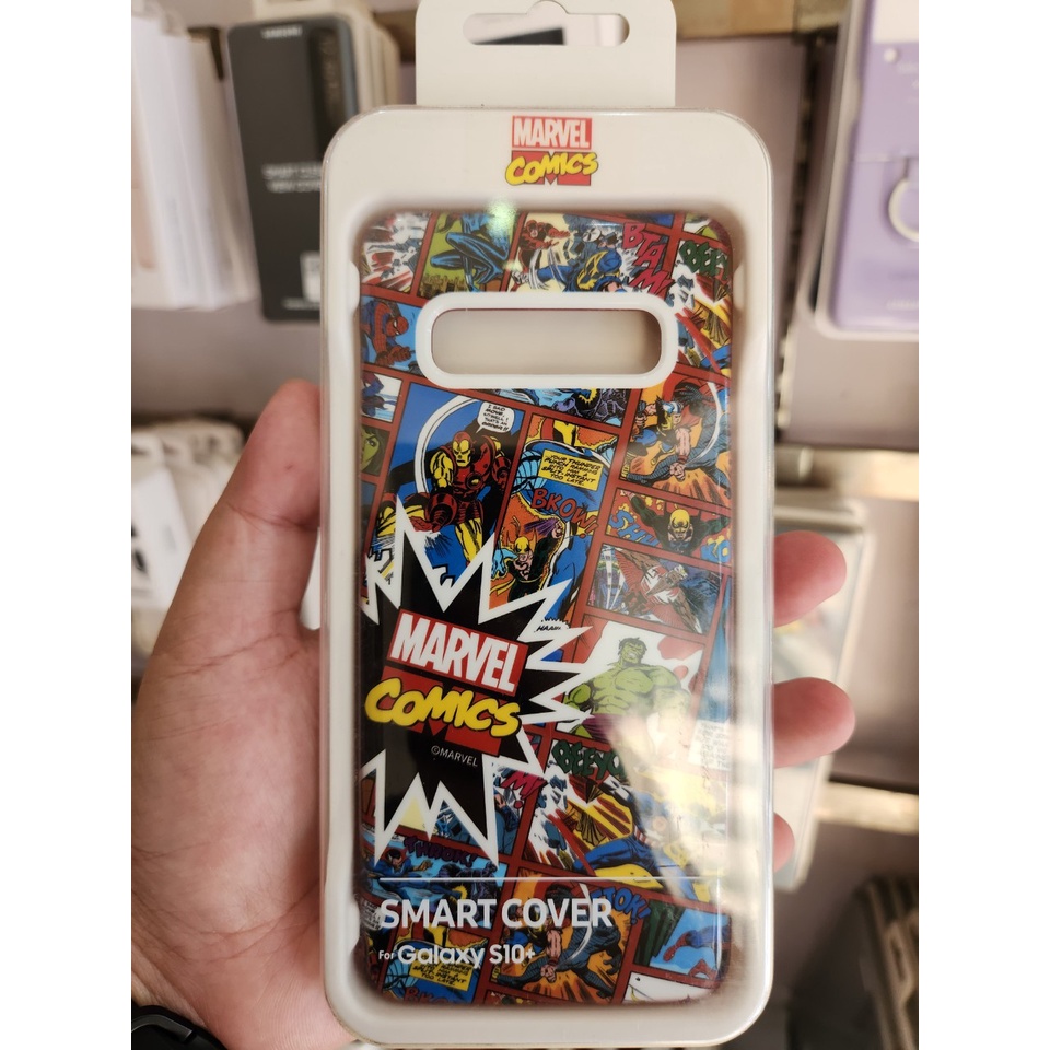 ốp Lưng Cover Samsung Galaxy S 10 Plus Ốp Lưng Smart Cover Marvel