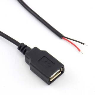 1m Dây Nối Dài 2Pin 4Pin USB 2.0 Nữ Jack Cắm Điện Sạc Cáp Dữ Liệu Kết Nối DIY 5V Adapter F @ V2N