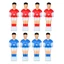 Foosball Player Bóng đá Foosball Nam Table Guys Table Football Machine Phụ kiện cho bàn Trò chơi bóng đá Giải trí